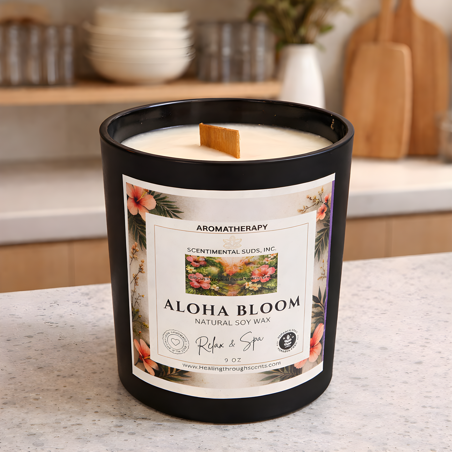 ALOHA BLOOM CANDLE