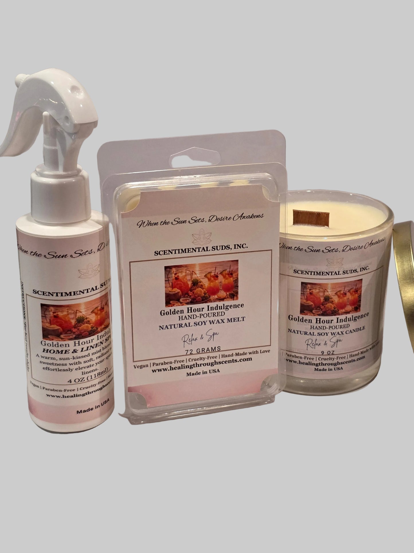 GOLDEN HOUR INDULGENCE HOME SET