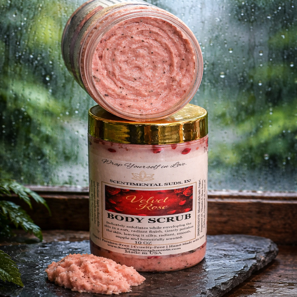 VELVET ROSE POPPY SEED SUGAR SCRUB