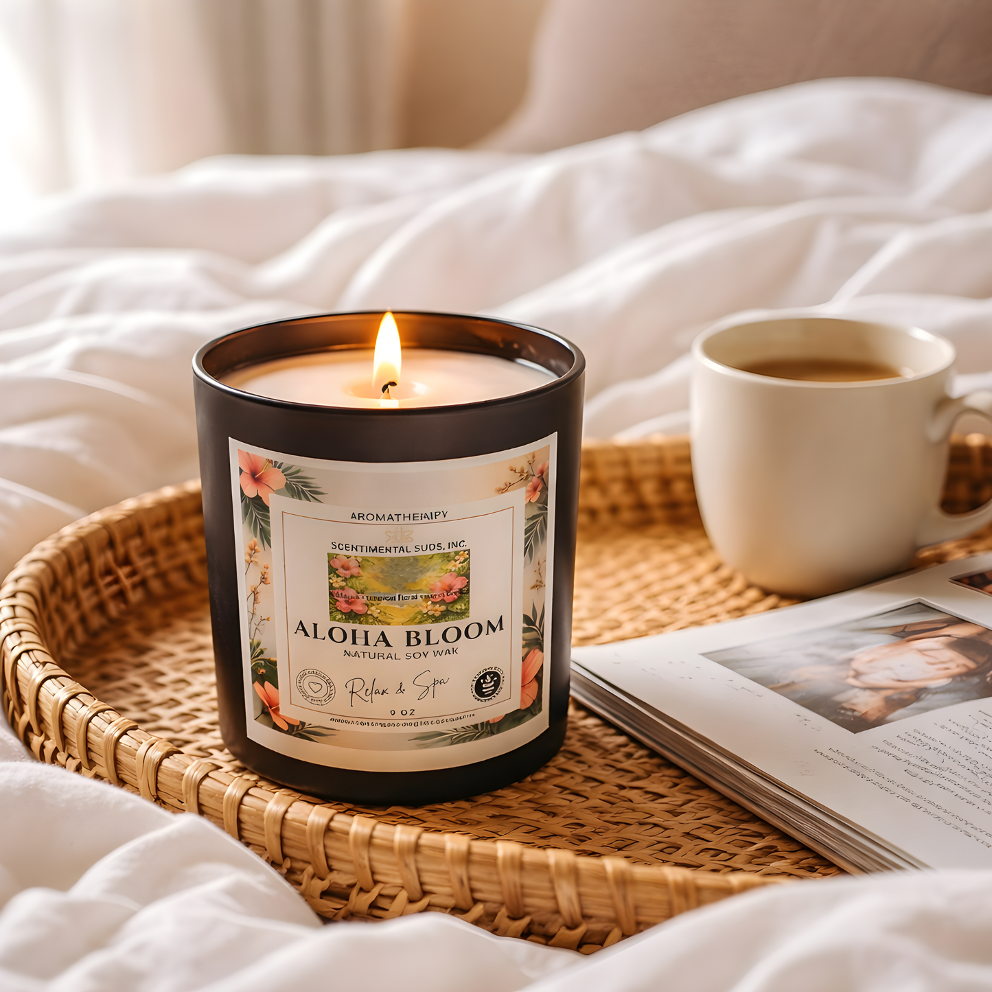 ALOHA BLOOM CANDLE