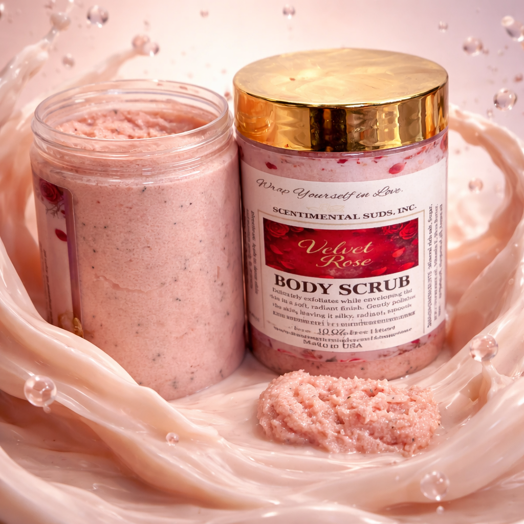 VELVET ROSE POPPY SEED SUGAR SCRUB